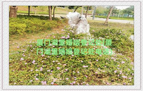 厦门湖里婚姻登记处(厦门湖里婚姻登记处电话)